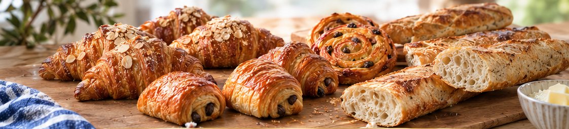 Viennoiseries et baguettes Korcarz